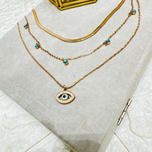3 Layer EVIL EYE Necklace