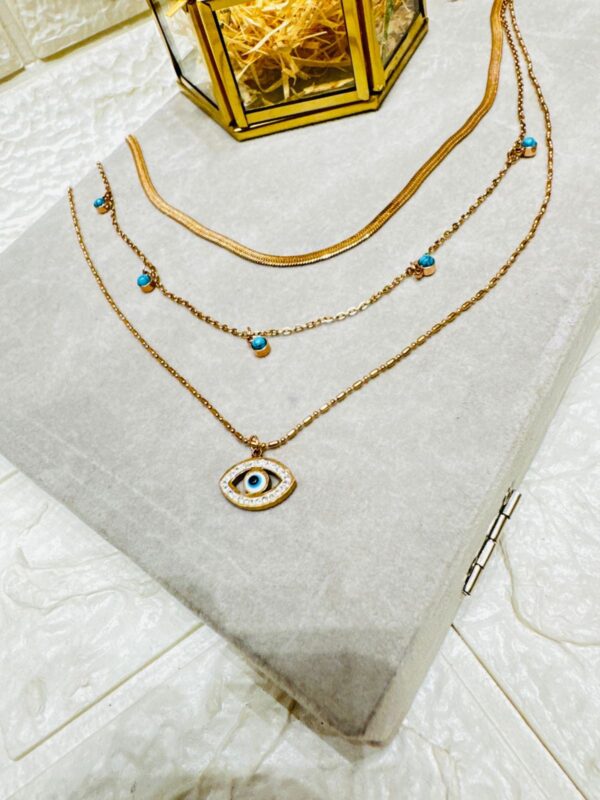 3 Layer EVIL EYE Necklace