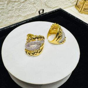 AD GOLD PLATED RING