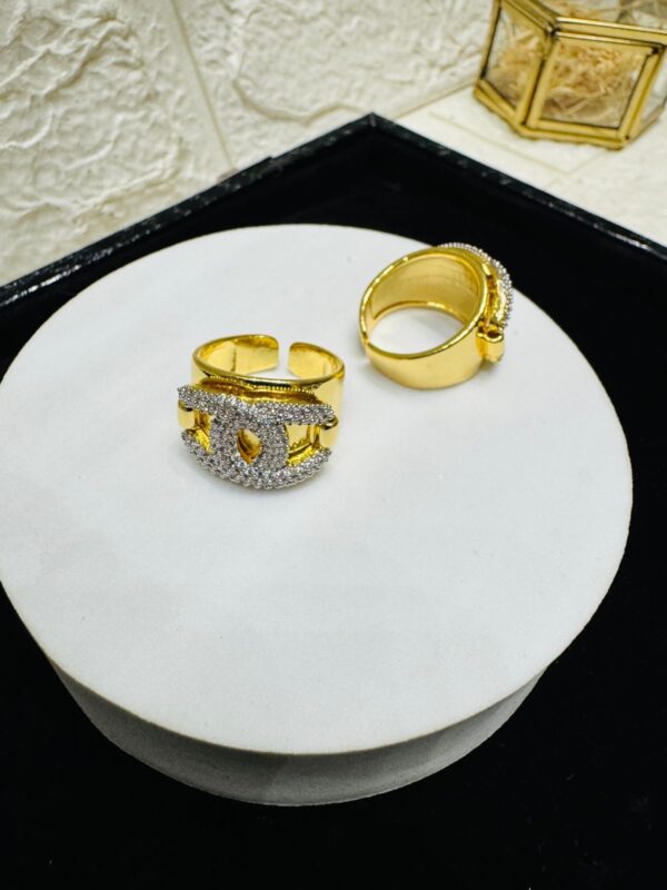 CC STUDDED RING